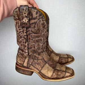 Brown Western Leather Boots